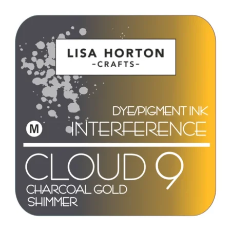 Lisa Horton - Cloud 9 Interference Ink Pad Charcoal Gold