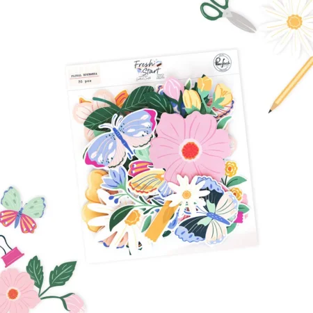 Pinkfresh Studio - Fresh Start Floral Ephemera (35pcs) by Kaitlin Sheaffer (320326)