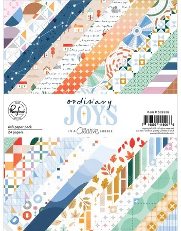 Pinkfresh Studio - Ordinary Joys 6x8 Inch Paper Pack Double-Sided (24pcs) by Geralyn Sy