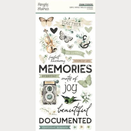 Simple Stories - Simple Vintage Timeless Harmony Foam Stickers