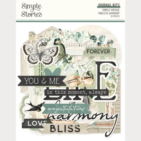 Simple Stories - Simple Vintage Timeless Harmony   Journal Bits & Pieces