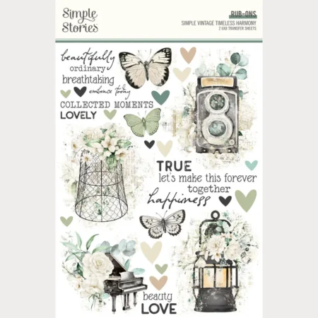 Simple Stories - Simple Vintage Timeless Harmony   Rub Ons