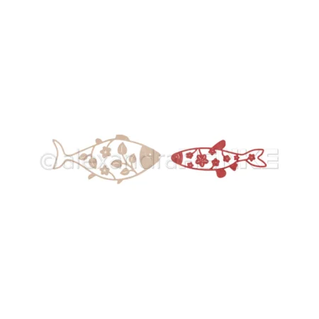 alexandra RENKE - Troquel Dos peces de Flores