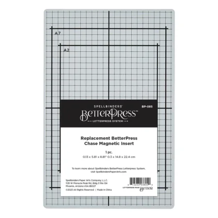 Spellbinders - Inserto magnético de repuesto para Chase de BetterPress