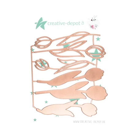 Creative Depot - Troquel Tulipanes