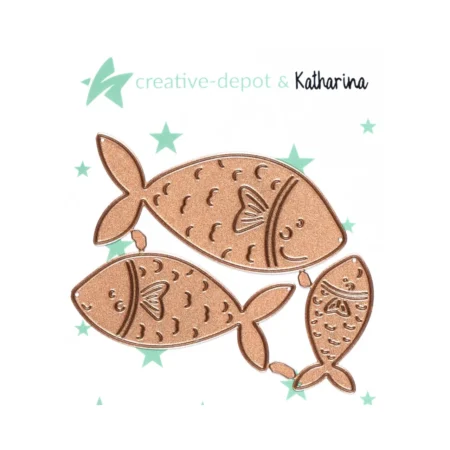 Creative Depot - Troquel  El trío de peces pequeños