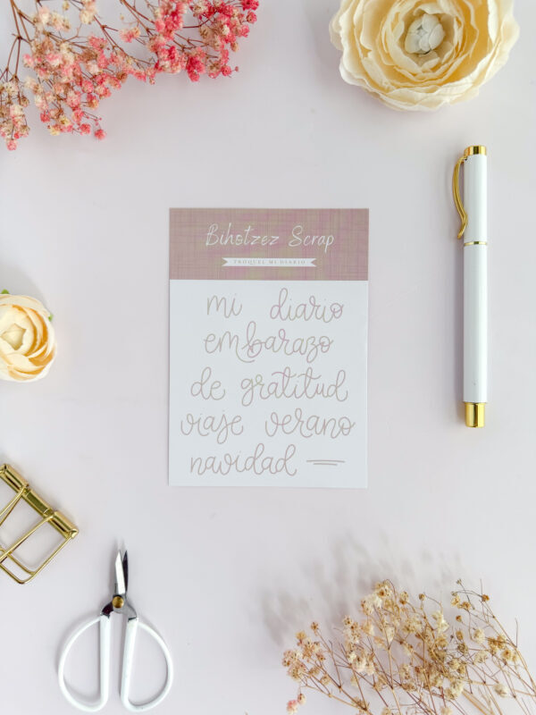 Bihotzez Scrap – Troquel MI DIARIO