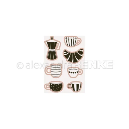 alexandra RENKE - Carpeta de corte y relieve Pausa para el café
