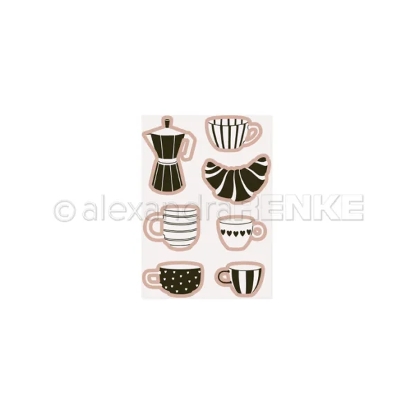 alexandra RENKE - Carpeta de corte y relieve Pausa para el café