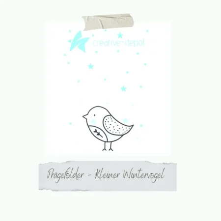 Creative Depot - Carpeta de emboss Pequeño Pájaro 6x7cm