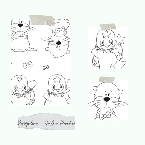 Creative Depot - Set de sellos Parejas Adorables
