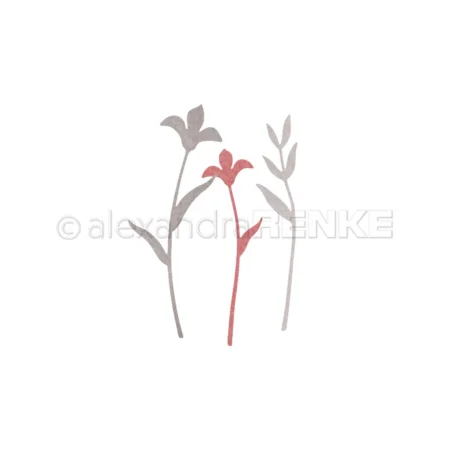 alexandra RENKE - Troquel  'Composición Floral'