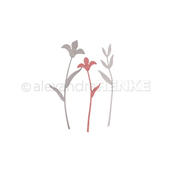 alexandra RENKE - Troquel  'Composición Floral'