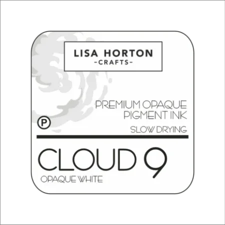 Lisa Horton Crafts - Cloud 9 Premium Opaque Pigment Ink Pad Slow Drying Opaque White