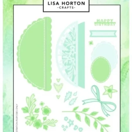 Lisa Horton Crafts - Mini Compositions Die Set 1 Oval