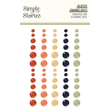 Simple Stories -"Frightful Fun" Enamel dots