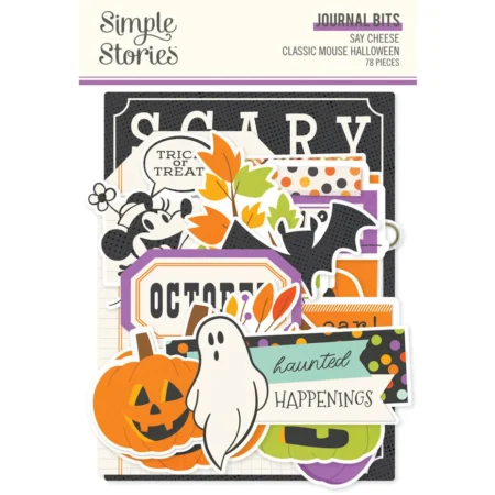 Simple Stories - Say Cheese Classic Mouse Halloween Journal Bits & Pieces