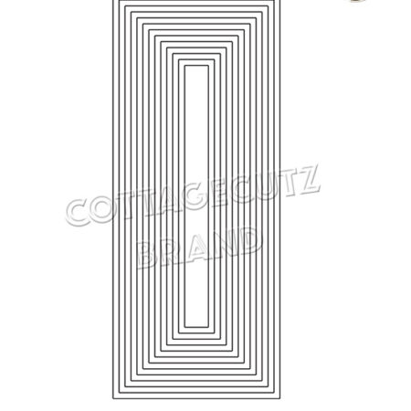 Cottage Cutz - Troquel Nested Rectangles Slimline