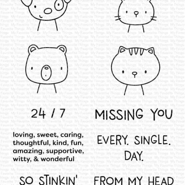 My Favorite Things - Missing You Every Single Day Clear Stamps