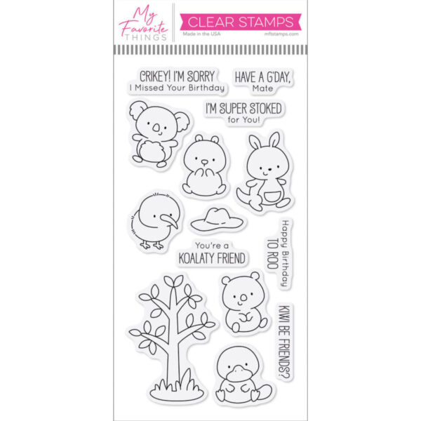 My Favorite Things - Kiwi Critters Clear Stamps