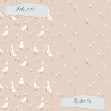 Creative Depot - Papel de diseño - Gansos de primavera - Impresión a doble cara