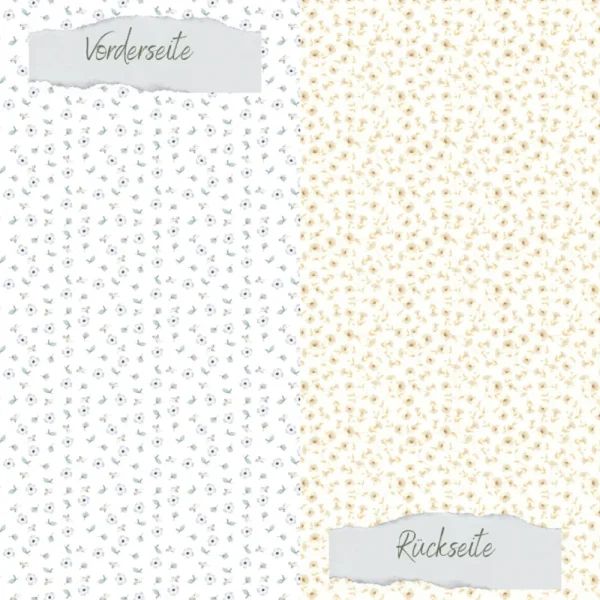 Creative Depot - Papel decorativo - Trenza floral - Impreso por ambas caras