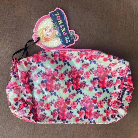 El Petit – Estuche de tela plastificada con estampado floral