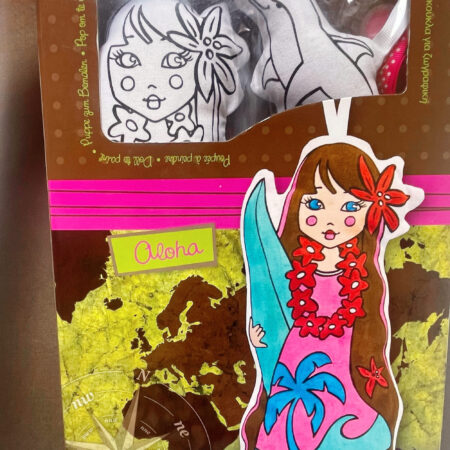 Avenue Mandarine - Kit creativo para pintar muñeca hawaiana y delfín