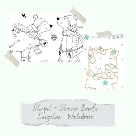 Creative Depot - Set Sello + Troquel - Osos Invierno
