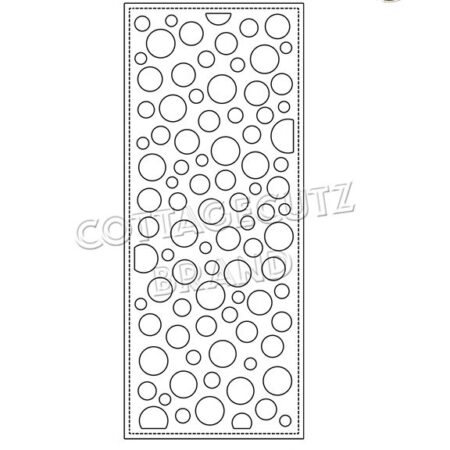 Cottage Cutz -  Troquel Random Circles Slimline