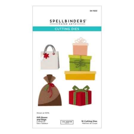 Spellbinders - Troqueles para cajas y bolsas de regalo de Lisa Horton