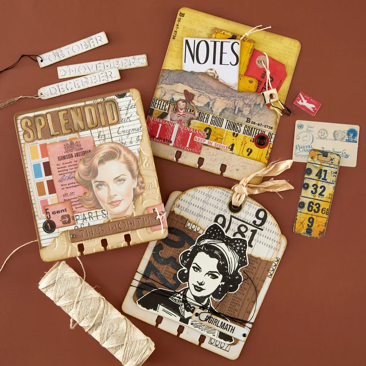 Spellbinders - Troqueles grabados CardLab con bordes rasgados de Esther Glas - Imagen 3