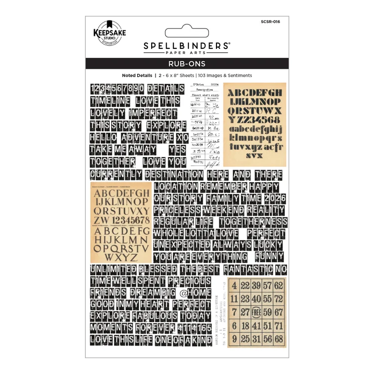 Spellbinders – Detalles destacados: Calcomanías de Esther Glas