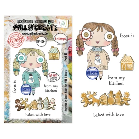 Aall and Create - Season Of Sparkle A7 Stamp Sets Frost It by Janet Klein
