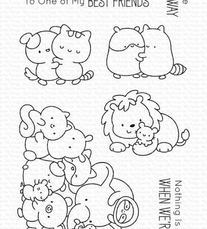 My Favorite Things Sending Squeezes Clear Stamps