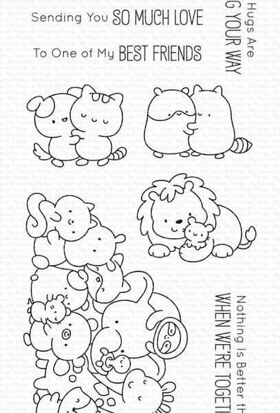 My Favorite Things Sending Squeezes Clear Stamps