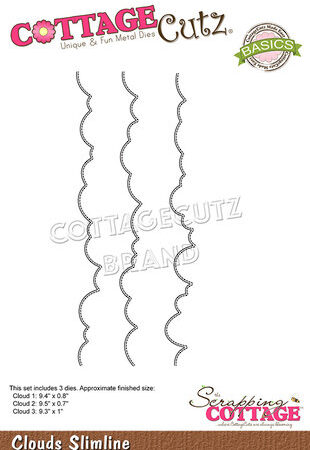 Cottage Cutz - Troquel Clouds Slimline