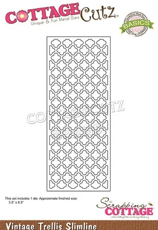 Cottage Cutz - Troquel  Vintage Trellis Slimline