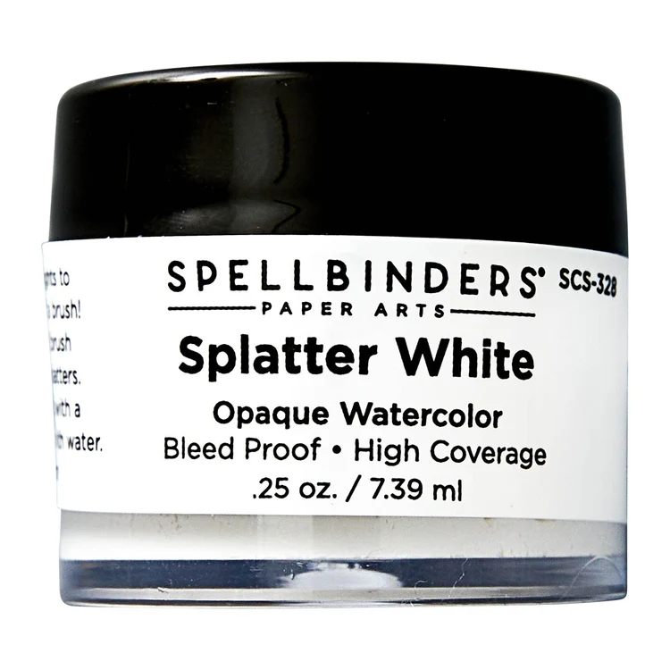 Spellbinders – Splatter White Opaque Watercolor
