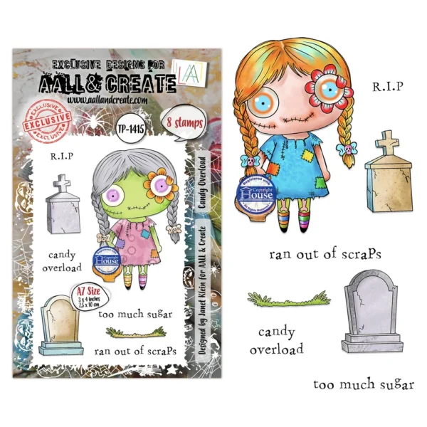 Aall and Create – A7 Stamp Sets Candy Overload by Janet Klein