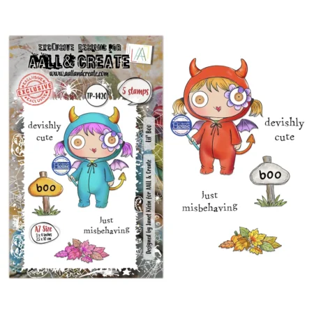 Aall and Create – A7 Stamp Sets Lil' Boo by Janet Klein