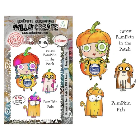 Aall and Create – A7 Stamp Sets Pumpkin Pals by Janet Klein