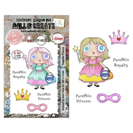 Aall and Create – A7 Stamp Sets Pumpkin Princess by Janet Klein