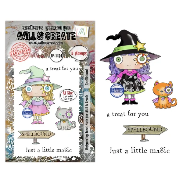 Aall and Create – A7 Stamp Sets Spellbound by Janet Klein