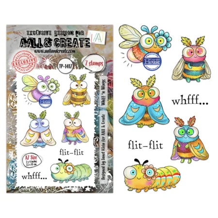 Aall and Create – A7 Stamp Sets Whiff n Wings by Janet Klein