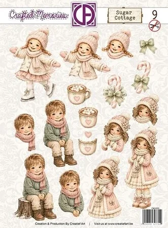 Creatief Art - Sugar Cottage 3D Die-Cut Sheet 09 Crafted Memories