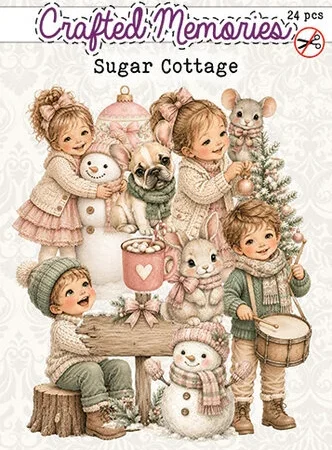 Creatief Art - Sugar Cottage Die-Cuts Crafted Memories (24pcs)