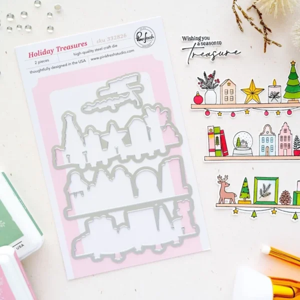 Pinkfresh Studio - Season of Wonder Die Holiday Treasures by Inna Moreva