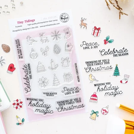 Pinkfresh Studio - Season of Wonder Stamp Tiny Tidings by Inna Moreva