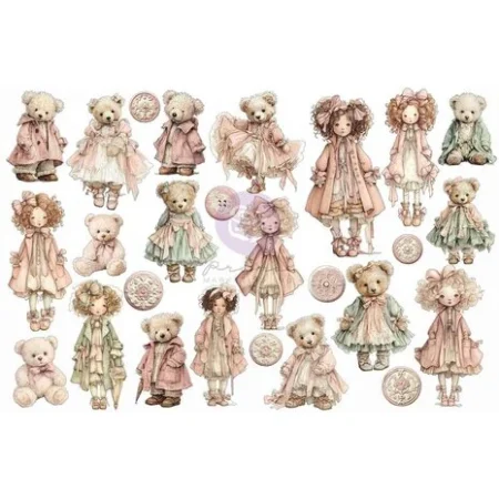 Prima Marketing - Buttons & Keepsakes Ephemera Cherished Companions (52pcs) by Frank Garcia